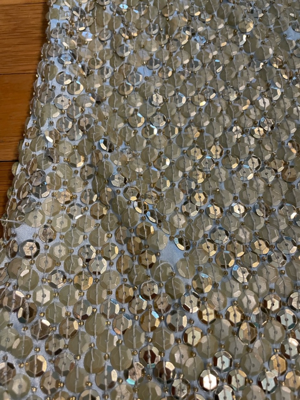 Jovani Sequin Gown, vintage, glamorous XS  Hollywood Halter flaws* - Picture 6 of 17